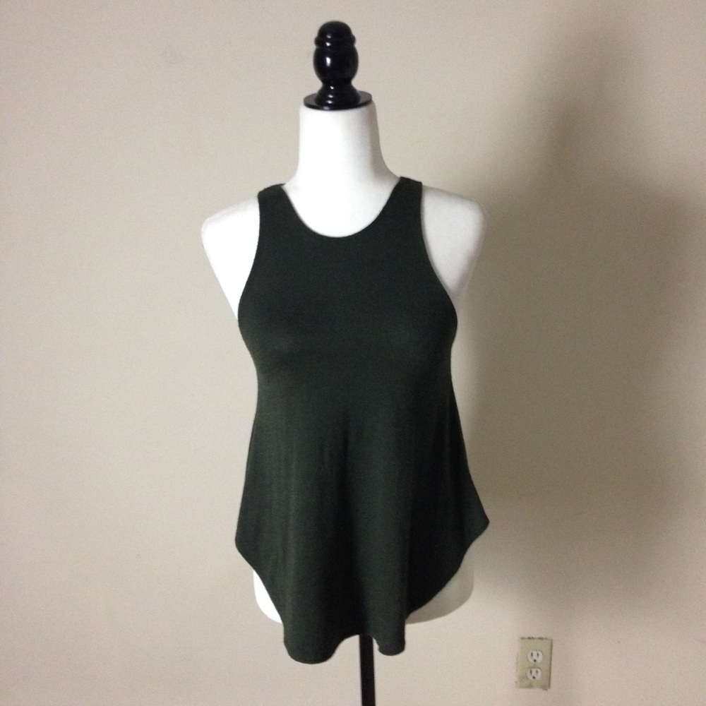 Wilfred Green Racer Back Tank Top Size: XS